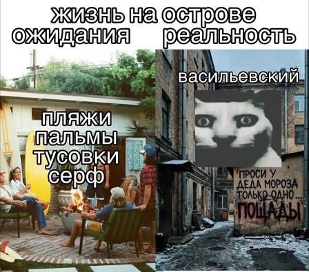 Жизнь на острове