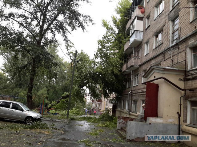 Последствия урагана в Казани