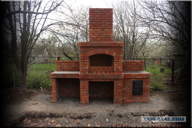 Мангал кирпичный