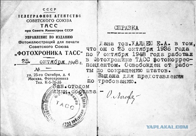 Фотограф Евгений Халдей