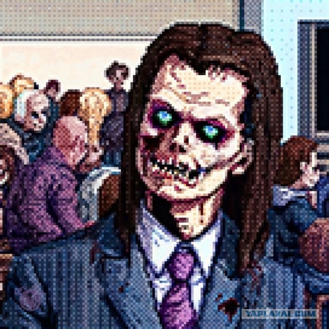 Зомби пиксельные мемы