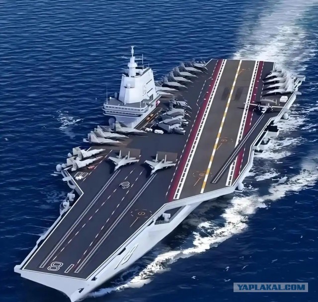 Китайский авианосец «Фуцзянь» (Type 003) официально введён в эксплуатацию