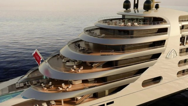 Mercedes-Maybach построит лайнер Beyond Horizons длиной 155 метров для миллиардеров