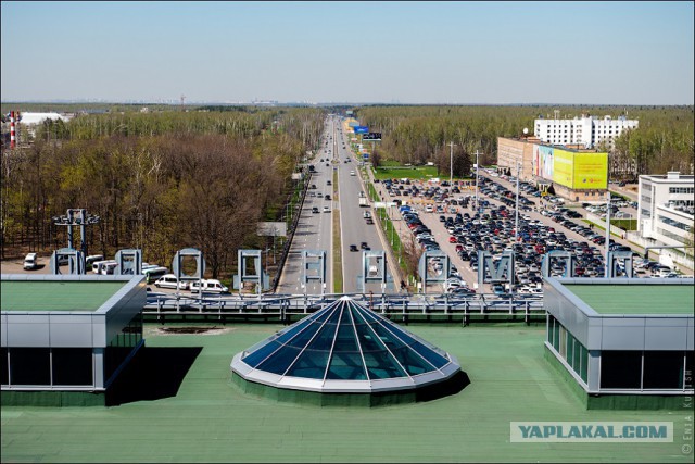 Аэропорт Домодедово: вид сверху...