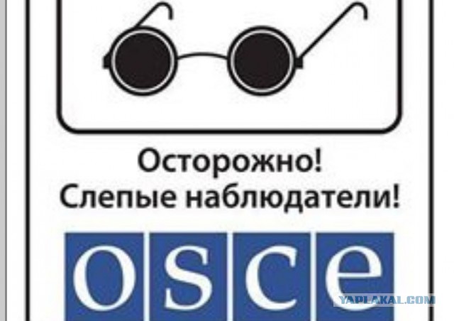 Наблюдатели ОБСЕ бегут из Донецка....