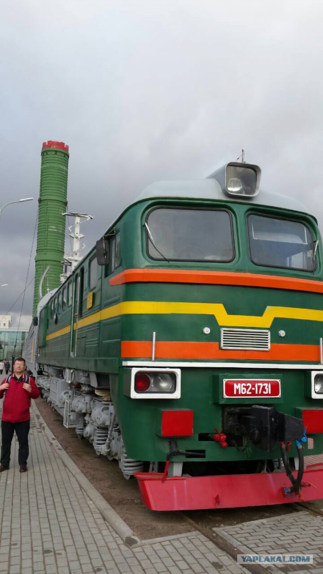 Грандиозный музей ж/д техники у Балтийского вокзала