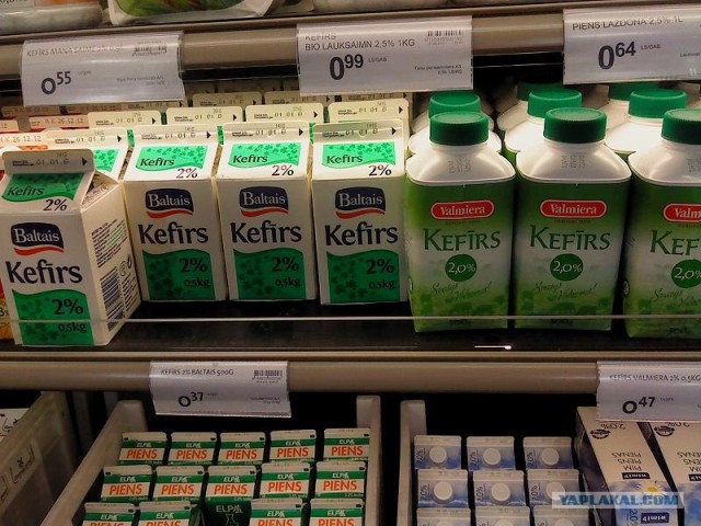 Русский  кефир за границей