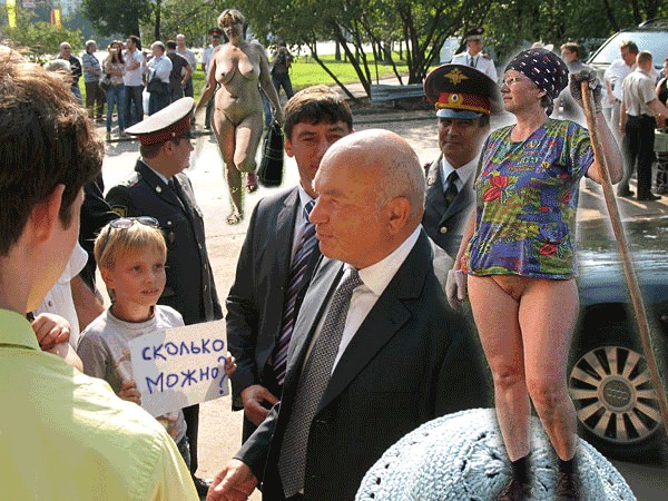 Фотожаба: Лужков и Мальчик