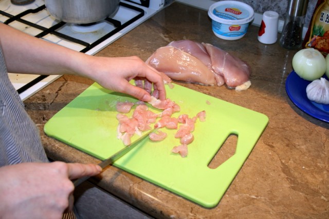 Куриные котлетки рубленные