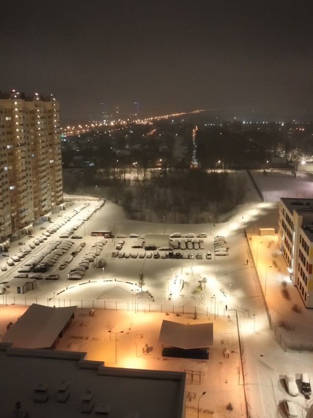 А из нашего окна