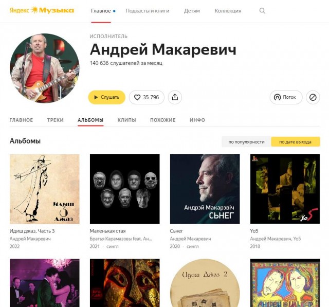 Музыкант Андрей Макаревич, уехавший из России в Израиль, запретил россиянам скачивать свой новый альбом.