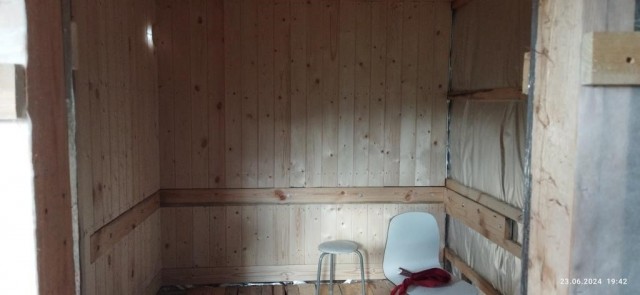 Дачный домик с баней часть 2