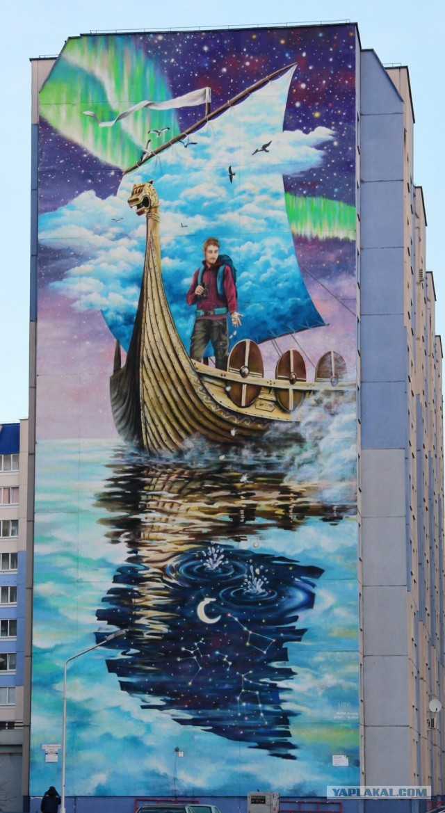 Муралы города Пскова