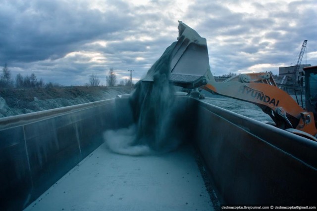 Как делают щебень