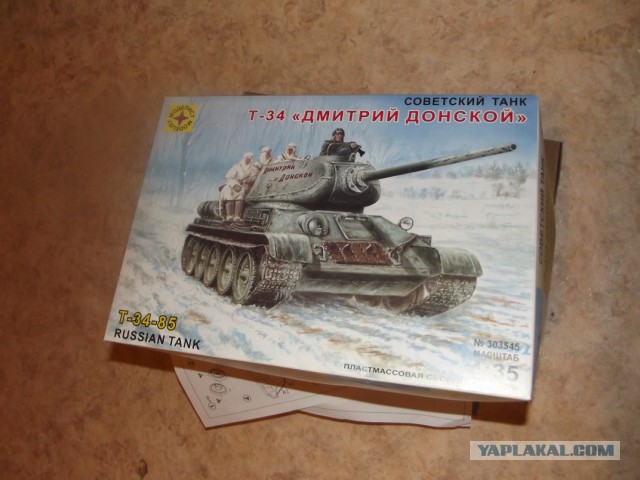 Сборная модель Т-34/85. Масштаб 1/35