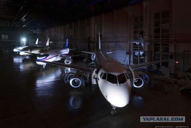 Производство самолетов Sukhoi Superjet 100