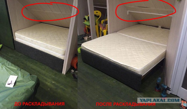 Раздвижная кровать своими руками
