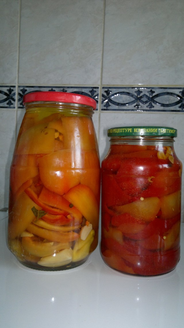 Перец маринованный. Пополнение Белкиной кладовки.