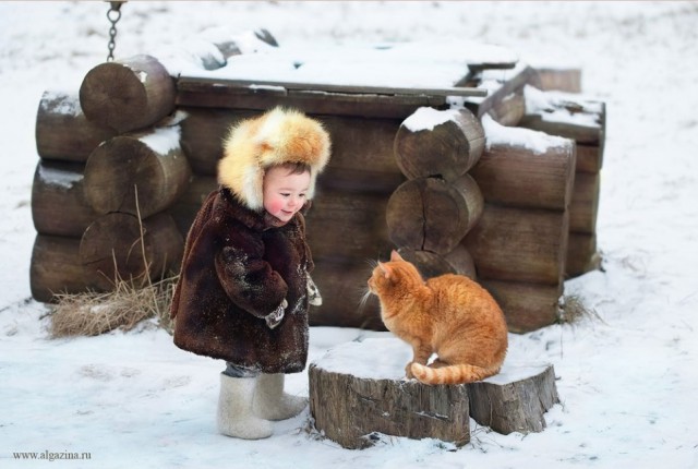 Фотопроект для малышей 1,5-2 лет в деревенском стиле