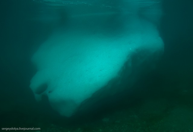 Как выглядит айсберг под водой