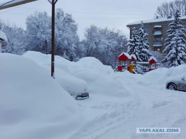 Саратов - город-сугроб