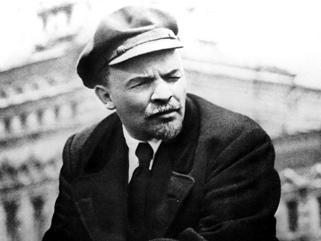 Ленин в поезде