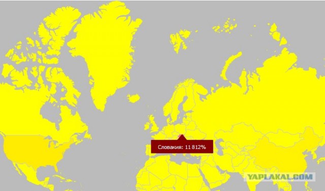 Яндекс: Популярность слова на карте