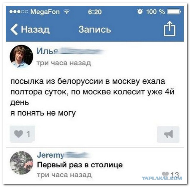 Смешные СМС и комменты