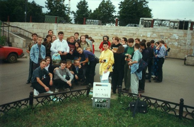 Выпускной на теплоходе 2000 г.