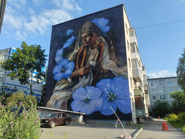 Муралы города Пскова