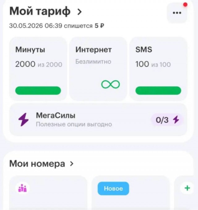 Мегафон. Опять по-тихому поднимают