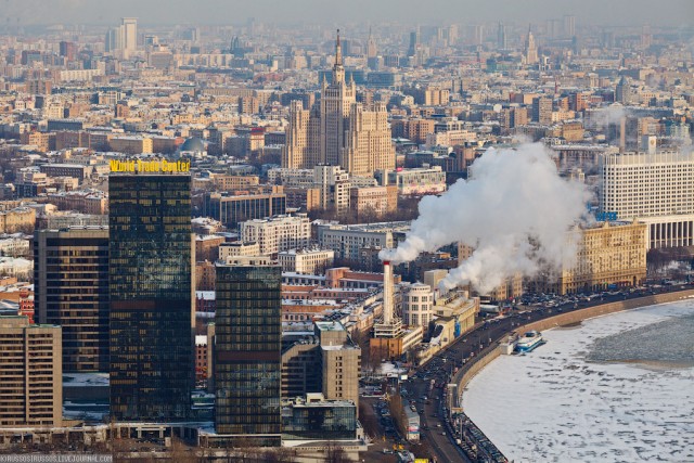 Москва с высоты птичьего полета