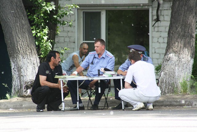 Точка по продаже полосатых палочек