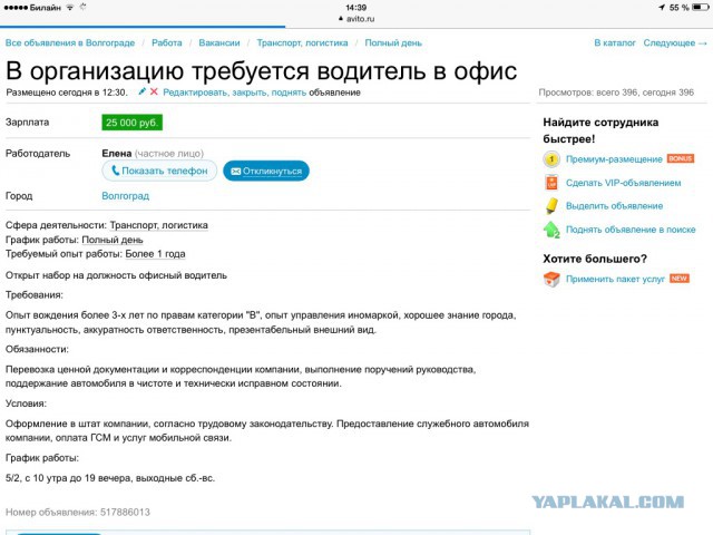 В поисках работы