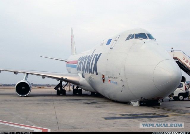 Взлет Пхукет Трансаэро Боинг 747-400