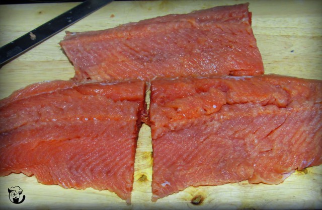 Голец методом sous-vide
