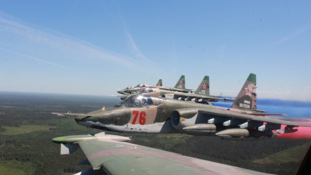 Штурмовик Су-25 в Афганистане