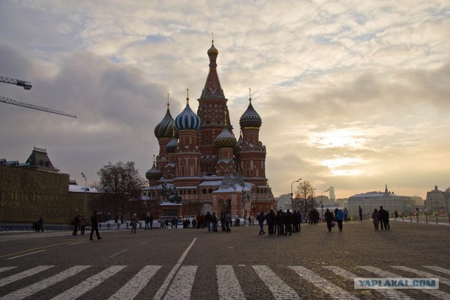 Москва. Утро. 1 января