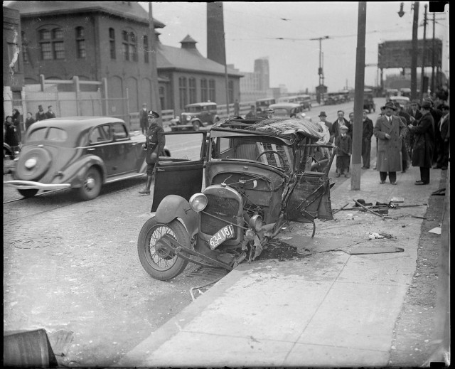 Трагичные и нелепые автомобильные аварии Бостона в 1930-х годах