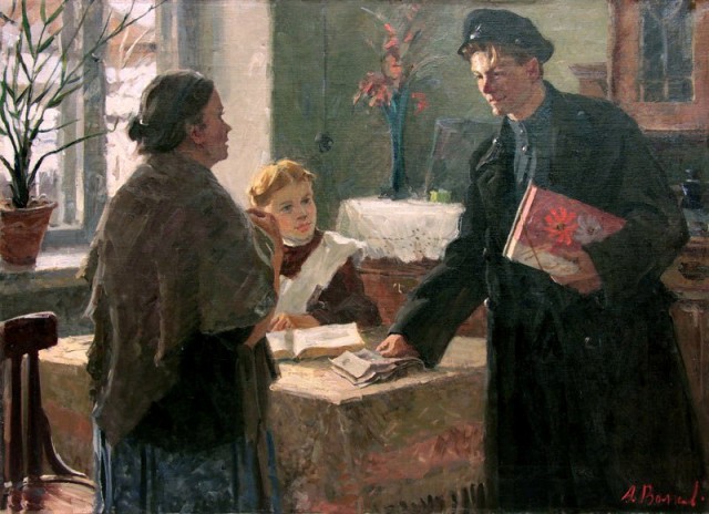 Труд в живописи СССР
