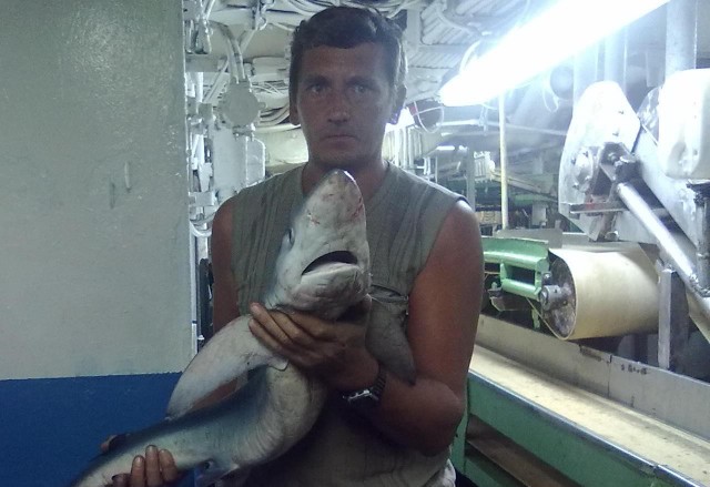 Новый год на траулере в море