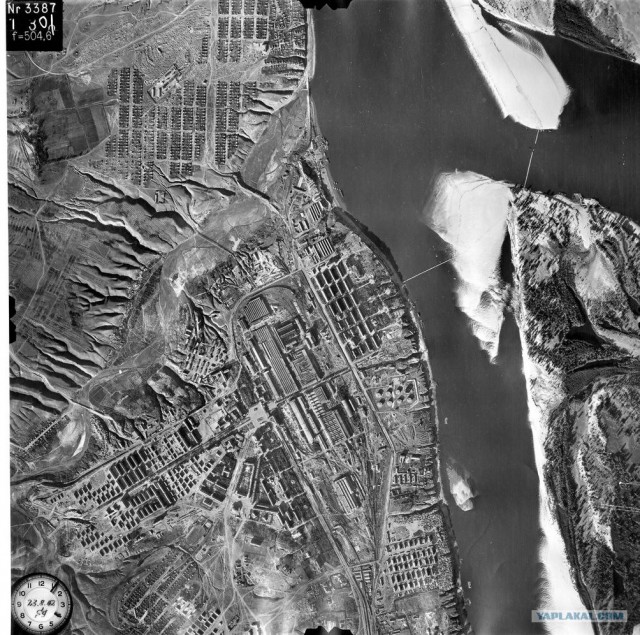 Сталинград Аэрофотосъемка 1942 года