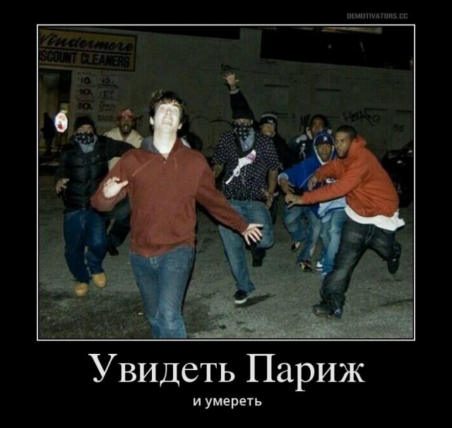 Мигранты делят Париж