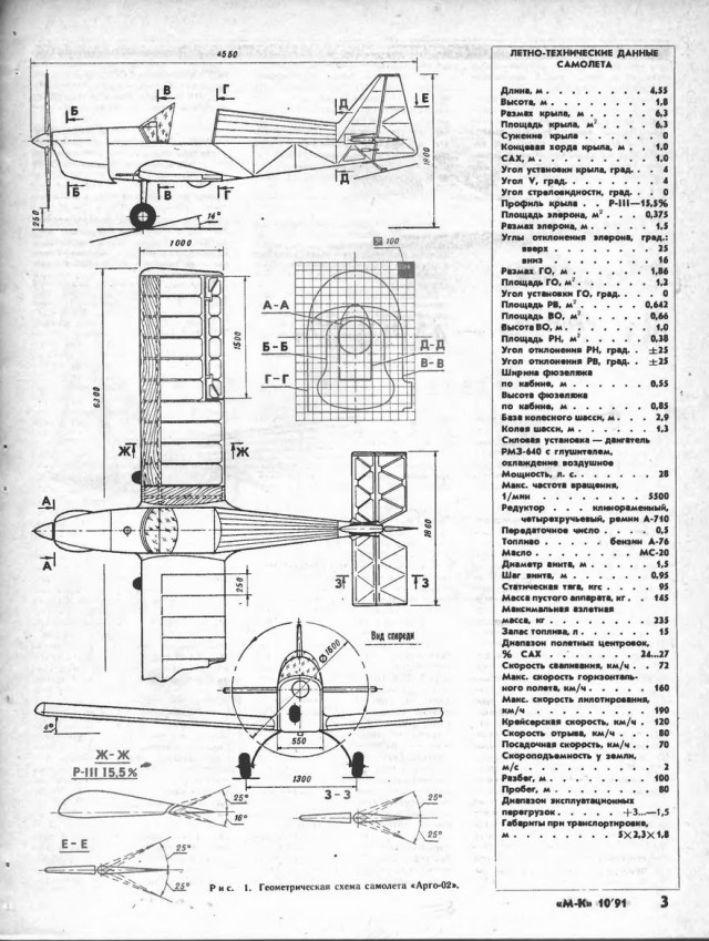 Чертежи самодельных самолетов
