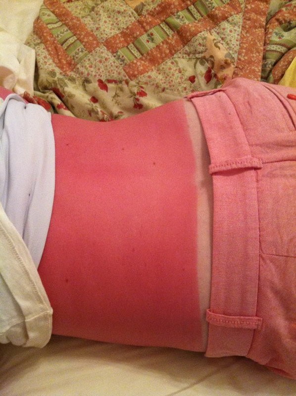 Загар хорошо лёг, ровненький такой