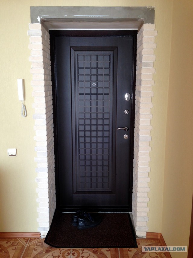 Ремонт откосов входной двери