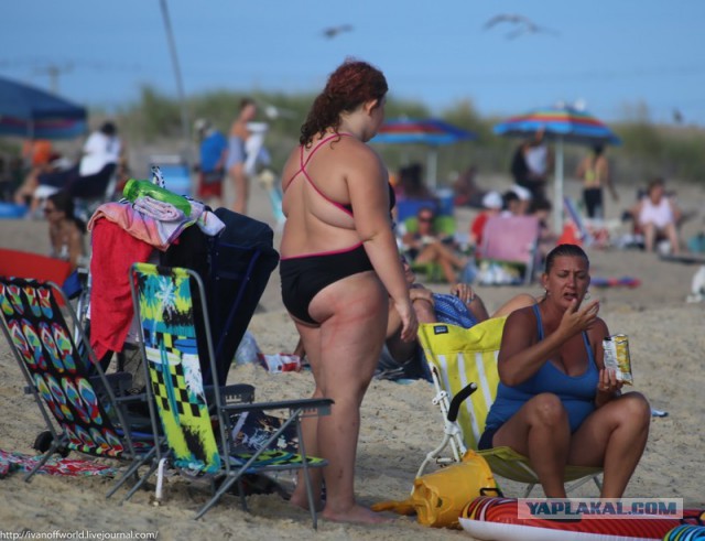 Негласные правила на американском пляже