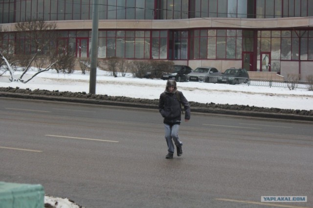 Москва. Утро. 1 января