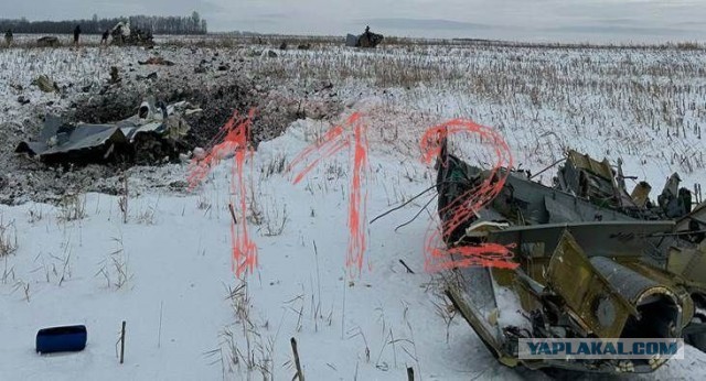 Ил-76 упал в Корочанском районе