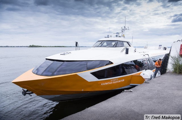 Саратов вчера посетил красивый гость: «Метеор-120Р» впервые прибыл в Саратов